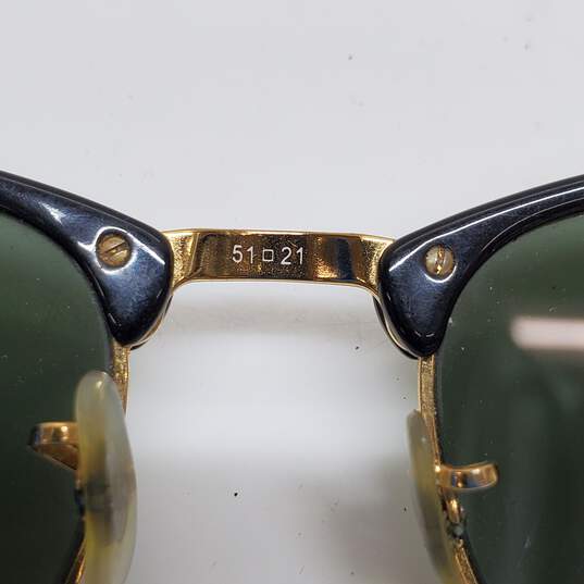 RAY-BAN RB3016 'CLUBMASTER' W0365 CLASSIC STYLE SUNGLASSES image number 7