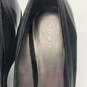 Womens Kerryann A8453 Black Leather Slip-On Wedge Pump Heels Size 10 B image number 6