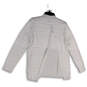 NWT Womens White Long Sleeve Open Front Cardigan Sweater Size Medium image number 2