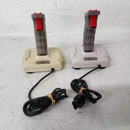 Mixed lot NES QuickShot Joystick /Flight Controller (Spectavideo / Radio Shack) - Untested alternative image