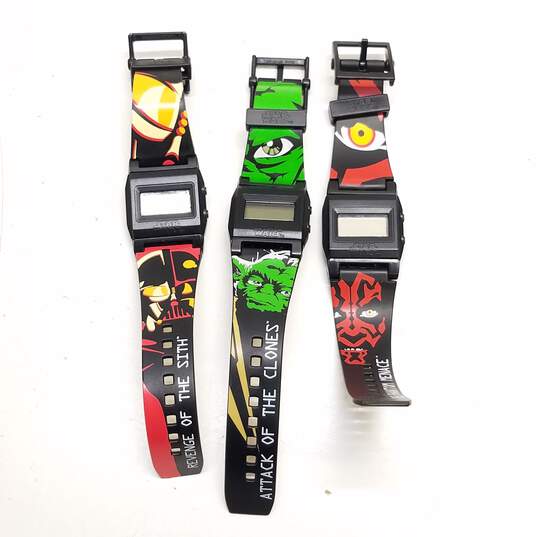Lot of 6 Star Wars Watches in Tin Cans - 2005 Burger King Toys image number 5