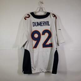 Mens Denver Broncos Elvis Dumervil Pullover Football Jersey Size 48 alternative image