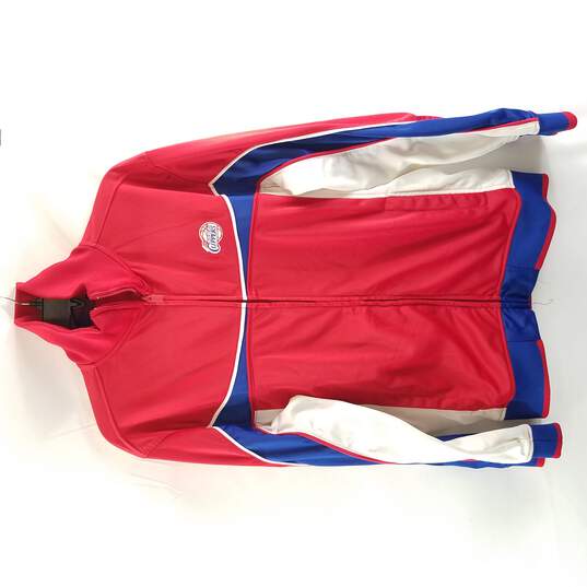 NBA Women Red LA Clippers Track Jacket L image number 1