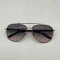 Womens MK5007 Hvar Rose Gold Black Full-Rim Aviator Sunglasses With Case image number 1