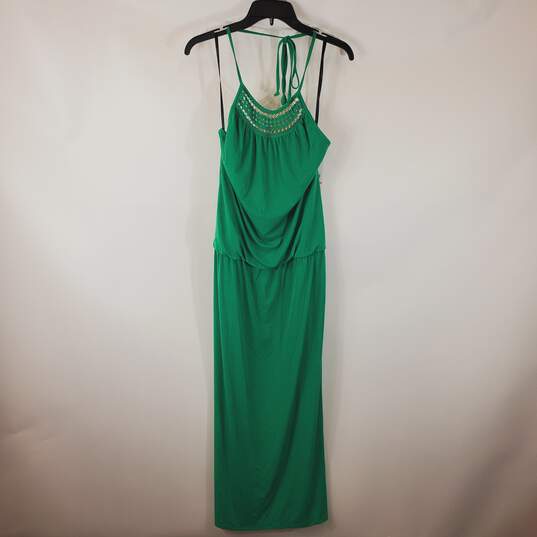 Laundry By Design Women Green Slip Dress S NWT image number 1