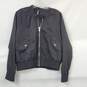 Free People Black Midnight Bomber Size Small image number 1