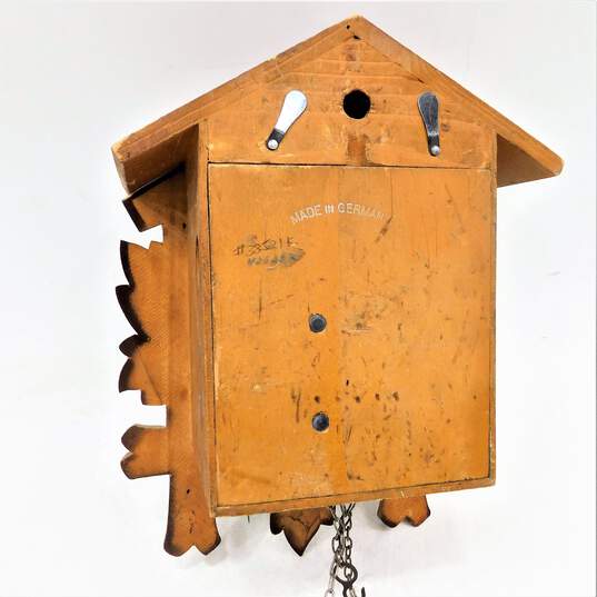 VNTG Schatz Brand 8-Day Model Wooden Cuckoo Clock (Parts and Repair) image number 9