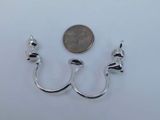 Marc By Marc Jacobs Designer M/L Bunny & Kitty Tea Party Double Rings 100.4g image number 5