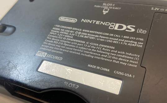 Nintendo DS Lite- Blue For Parts/Repair image number 6