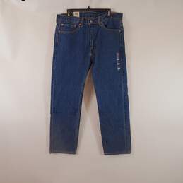 Levi's Men 505 Straight Leg Blue Jeans 36 x 29 NWT alternative image