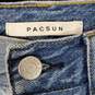 Pacsun Women Blue Patch High Rise Straight Jeans Sz 24 image number 2