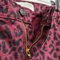 Social Standard Women's Red Animal Print Pants Size 16 image number 5