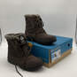 Womens Ice Maiden BL0836-231 Brown Leather Lace Up Snow Boots Size 11 image number 4