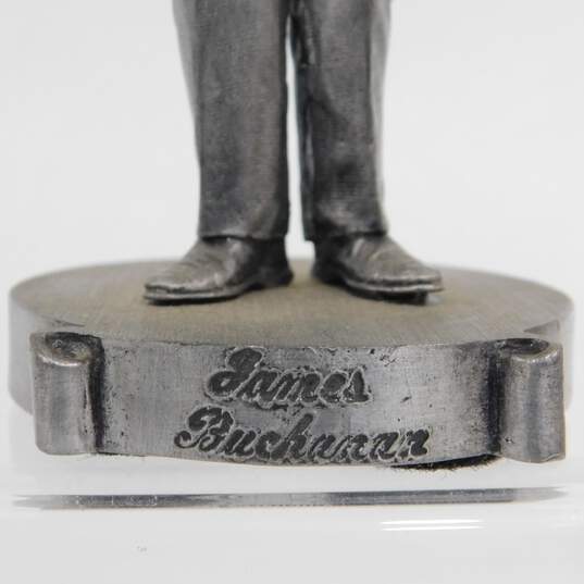 Calhoun Disney Hall Of Presidents Pewter Figurines Roosevelt Buchanan Eisenhower image number 7