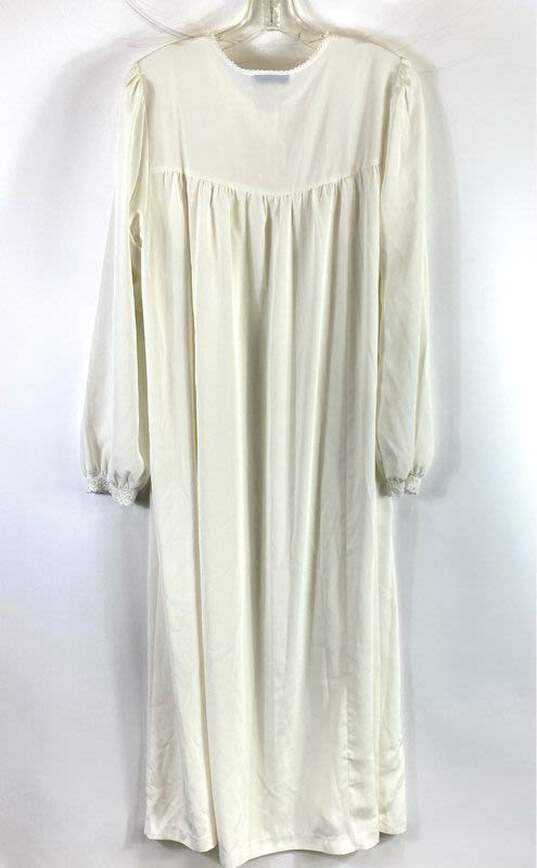 Oscar De La Renta Women White Vintage Lace Night Gown XL image number 2