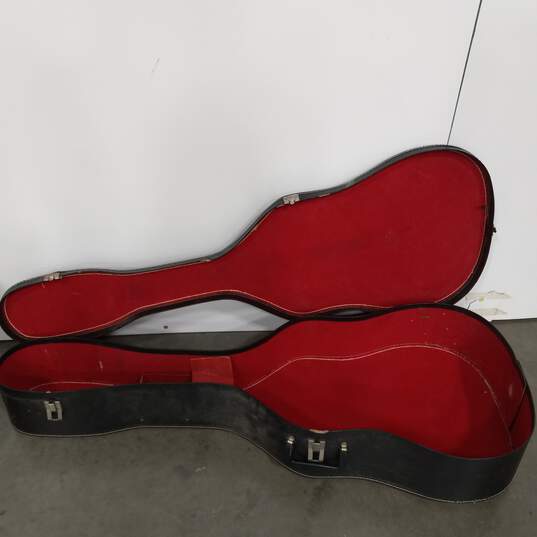 Brown Kona Acoustic Guitar w/ Case image number 6