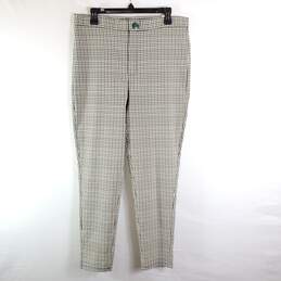 Zara Women Plaid Pants XL NWT