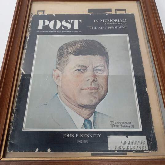 Saturday Evening Post John F. Kennedy In Memoriam Framed Magazine image number 4