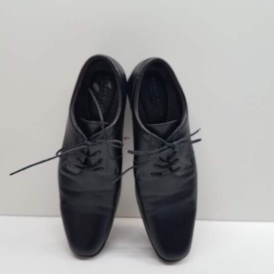Perry Ellis Portfolio Juan Plain Toe Oxford Black Dress Shoes Men's Size 10 image number 6