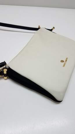 Vince Camuto Leather/Suede Crossbody - White/Black alternative image