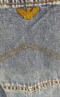 Giorgio Armani Womens Blue Cotton Dark Wash High Rise Denim Straight Jeans Sz 32 image number 3