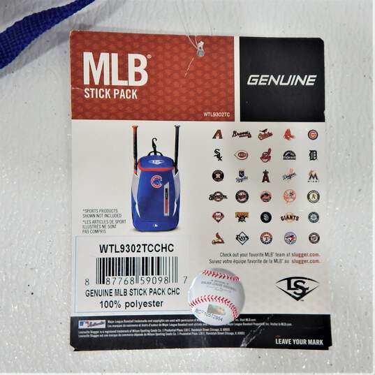 Louisville Slugger MLB Chicago Cubs Stick Back Pack NWT image number 5