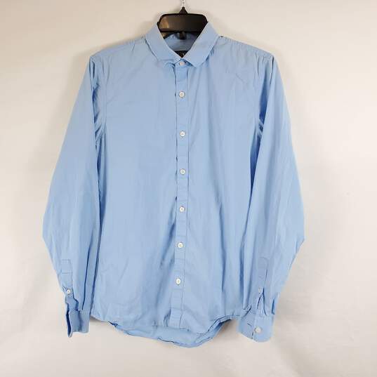 Armani Exchange Women Blue Button Up S image number 1