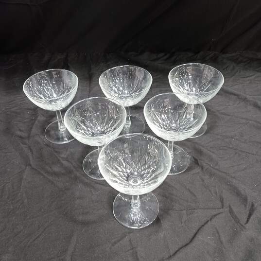 Bundle of 6 Clear Glass Drinkware image number 1