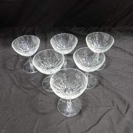 Bundle of 6 Clear Glass Drinkware