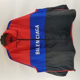 Balenciaga Men Multicolor Windbreaker Jacket XXL NWT