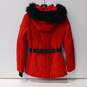 Michael Kors Red Puffer Style Pea Coat Size M image number 2