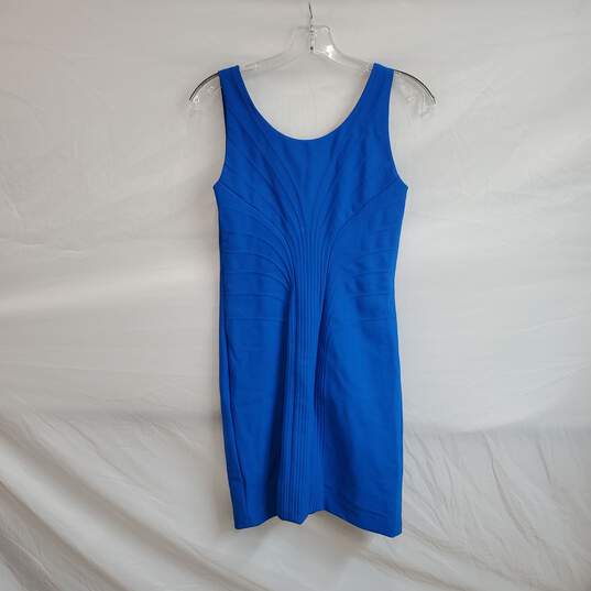 Laundry By Shelli Segal Blue Sleeveless Bodycon Dress WM Size 4 image number 2