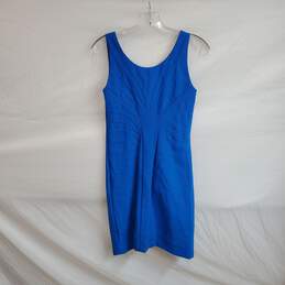 Laundry By Shelli Segal Blue Sleeveless Bodycon Dress WM Size 4 alternative image
