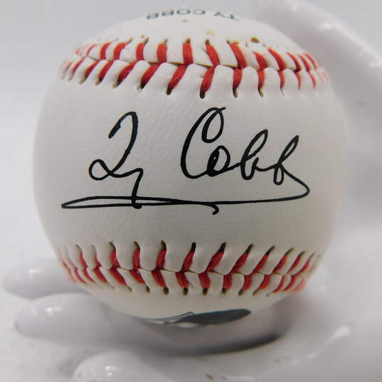 Vintage Commemorative Baseballs Babe Ruth Ty Cobb Roberto Clemente image number 3