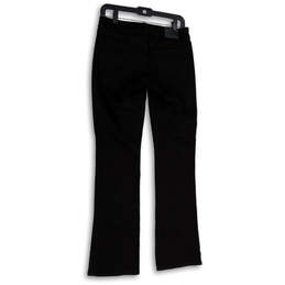 Womens Black Dark Wash Pockets Stretch Denim Bootcut Jeans Size 6/28 alternative image