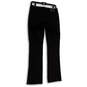 Womens Black Dark Wash Pockets Stretch Denim Bootcut Jeans Size 6/28 image number 2