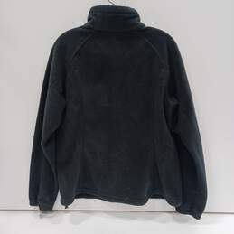 Columbia Full Zip Black Fleece Jacket Size XL alternative image