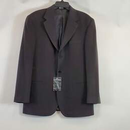 Hathaway Men Grey Suit Coat Sz 42R