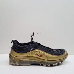 Nike Air Max 97 QS B-Sides Metallic Gold Athletic Shoes Men's Size 11.5