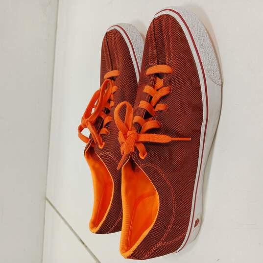 K-Swiss Orange Canvas Sneakers Men's Size 9.5 image number 4