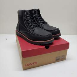 Levi's Mens Dean SH Hiker Chukka Ankle Boot in Black/Charcoal Men's 8 NIB