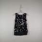 Womens Polka Dot Sleeveless Round Neck Pullover Tank Top Size PS image number 2