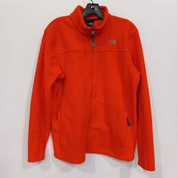 The North Face Orange Fleece Jacket Boy's Size XL