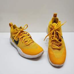 Mens Nike Zoom Rev Basketball Lakers Yellow Grey Size 7.5