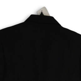 Womens Black Notch Lapel Welt Pocket Single Breasted One Button Blazer Size 8 alternative image