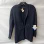 Vintage 80s IB Diffusion Black Silk Blend Sweater Jacket Size M image number 1