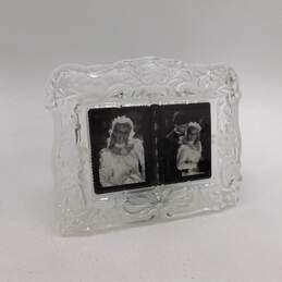 Mikasa Vintage Memories 3x5 Duet Crystal Picture Frame IOB alternative image
