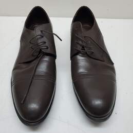 Toni Andreoti 4 Lace Classic Brown Leather Shoes Luciano Bellini Size 43