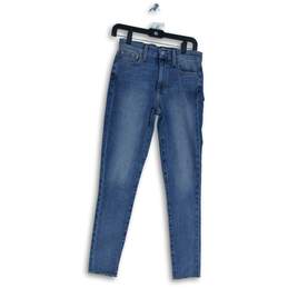 NWT Joe's Womens Blue 5-Pocket Design High Rise Ankle Skinny Leg Jeans Size 26