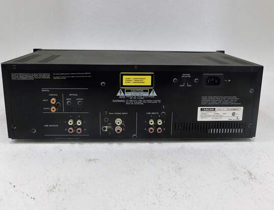 Tascam Brand CC-222 MKIII Model Professional Compact Disc (CD) Recorder/Cassette Deck w/ Power Cable (Parts and Repair) image number 2